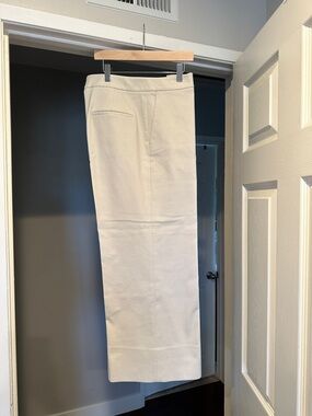 MM Lafleur tan cropped trousers Size 12